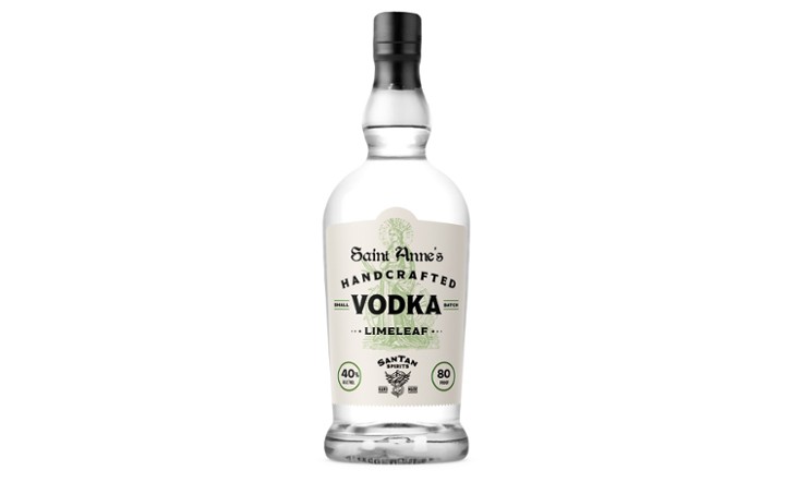 St. Anne's LimeLeaf Vodka, 750ml spirits (40% ABV)