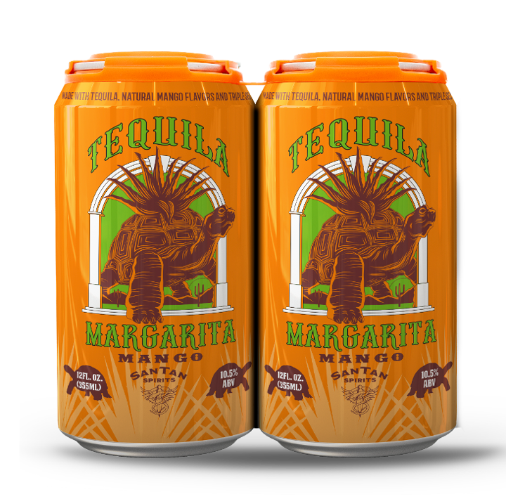 SanTan Spirits Mango Margarita 4pk-12oz can cocktail (10.5% ABV)