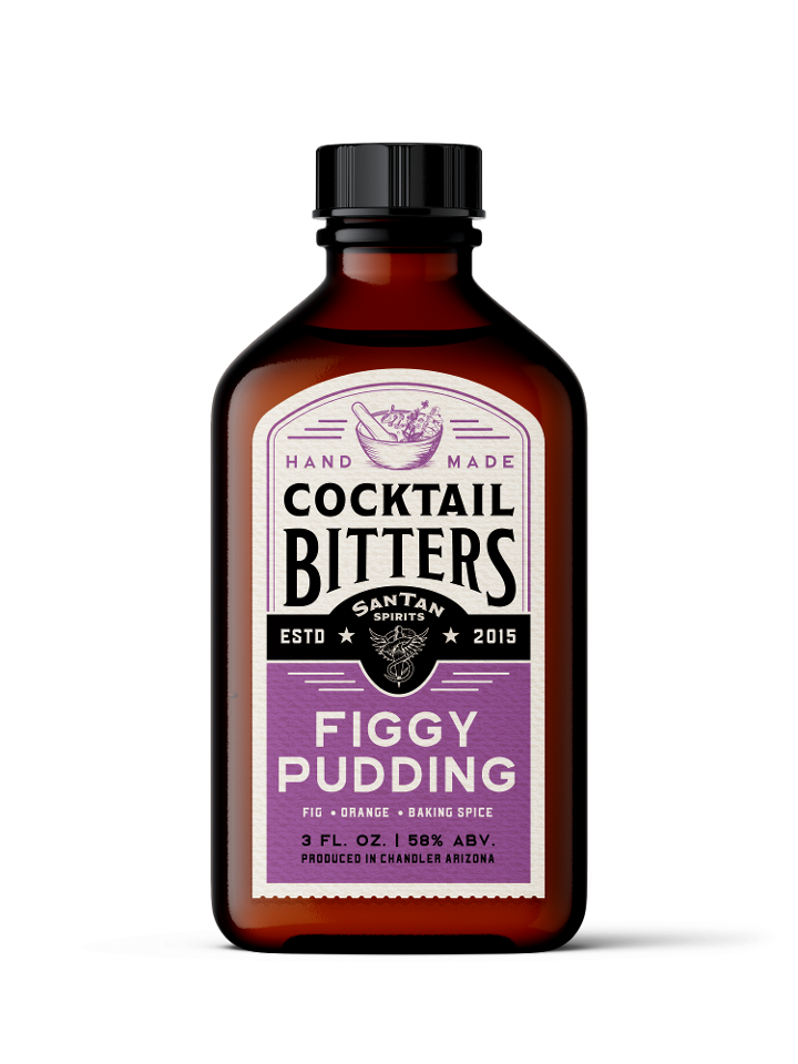 SanTan Spirits Figgy Pudding Bitters, 3oz cocktail bitters (58% ABV)