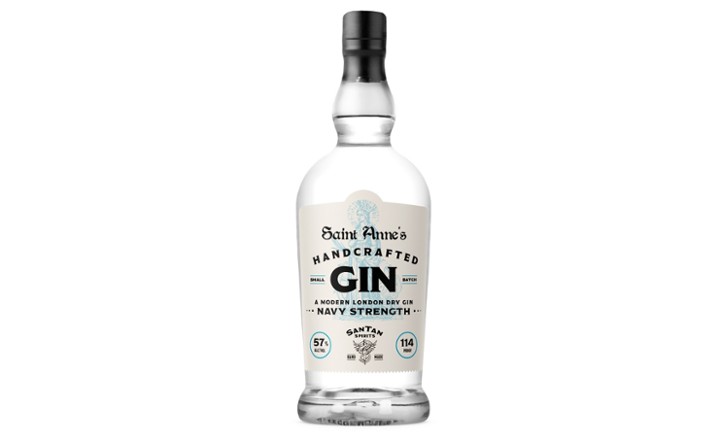 St. Anne's London Dry Gin Navy Strength, 750ml spirits (57% ABV)