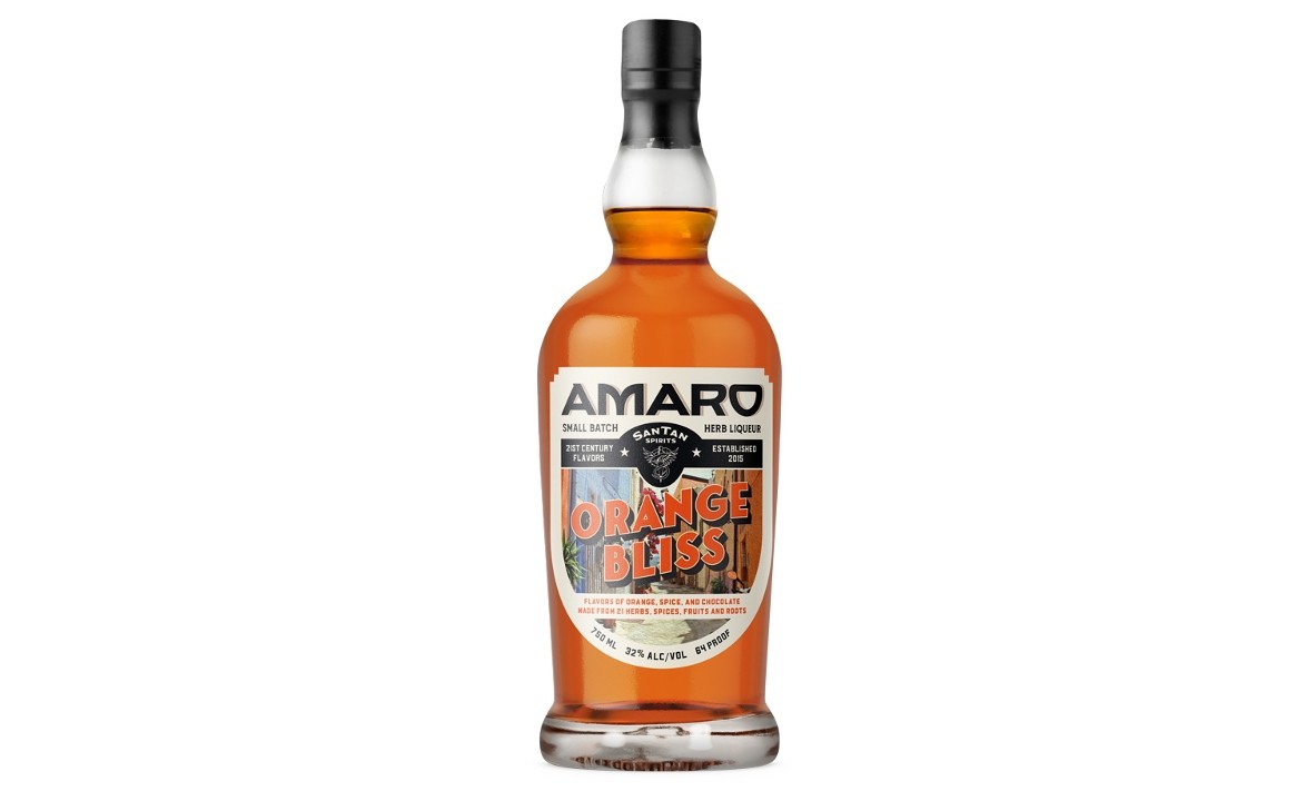 Herbal Orange Bliss Amaro Herb Liqueur, 750ml spirits (32% ABV)