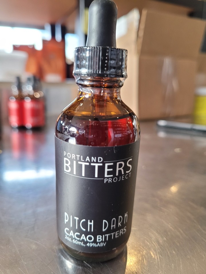 Portland Pitch Dark Cacao Bitters - 2oz