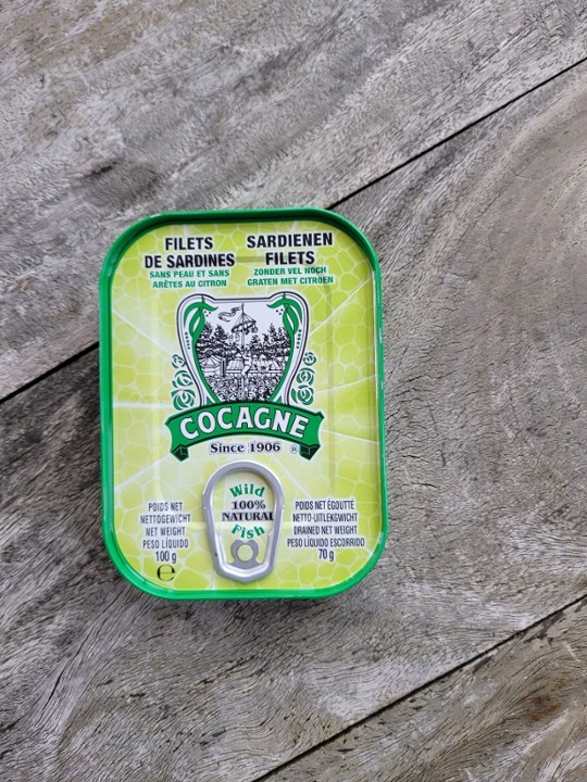 Cocagne Boneless Sardines with Lemon