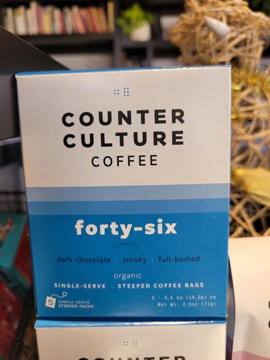 Counter Culture: Assorted Single Serve Steeped Coffee Bags