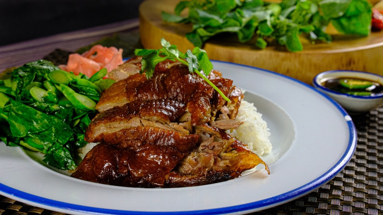 Roasted Duck Over Rice