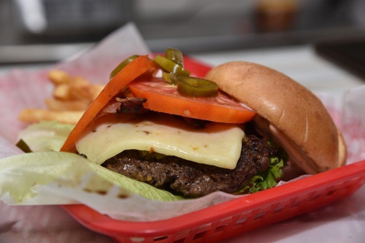 Housefire Jalapeño Burger