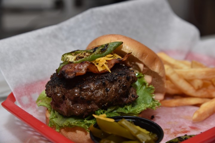 Stuffed Jalapeño Popper Burger