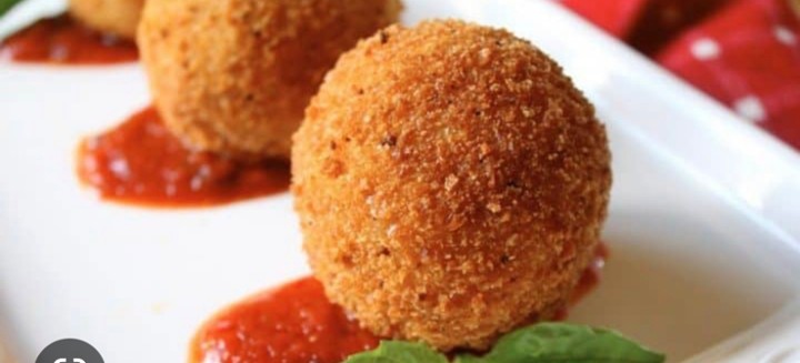 Homemade Mini Italian Riceballs