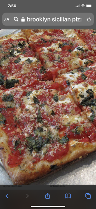 Sicilian Thin Crust Grandpa Pizza