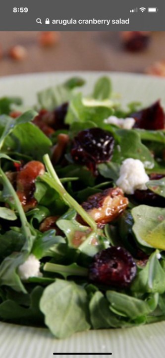 Arugula & Cranberry Salad