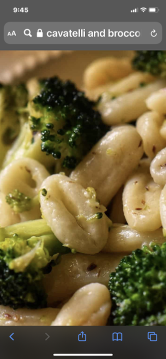 Cavatelli & Broccoli