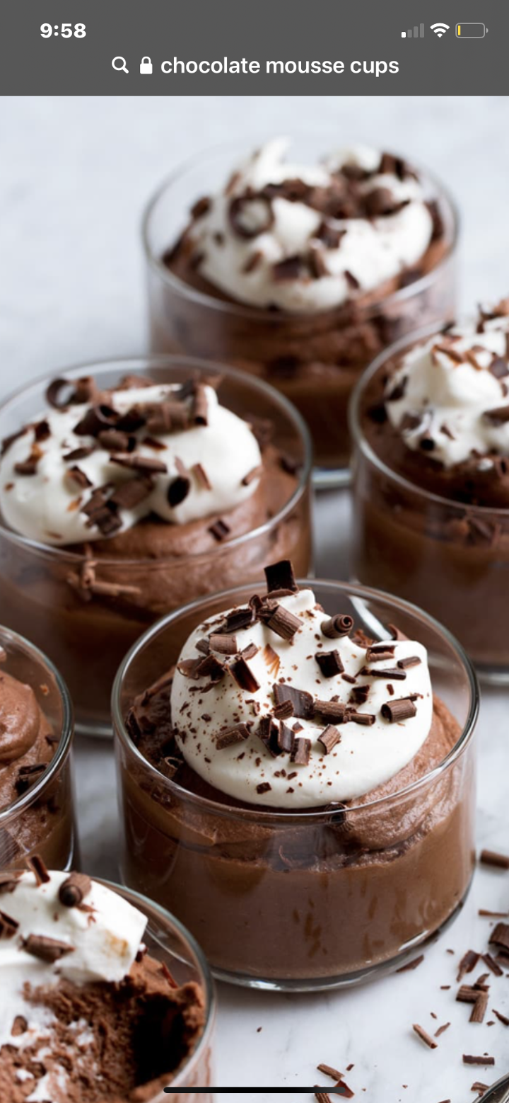 Chocolate Mousse Cup