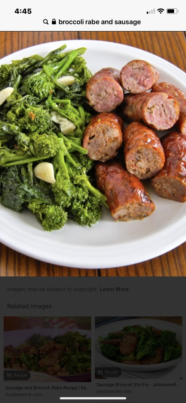 Broccoli Rabe w/ Sausage