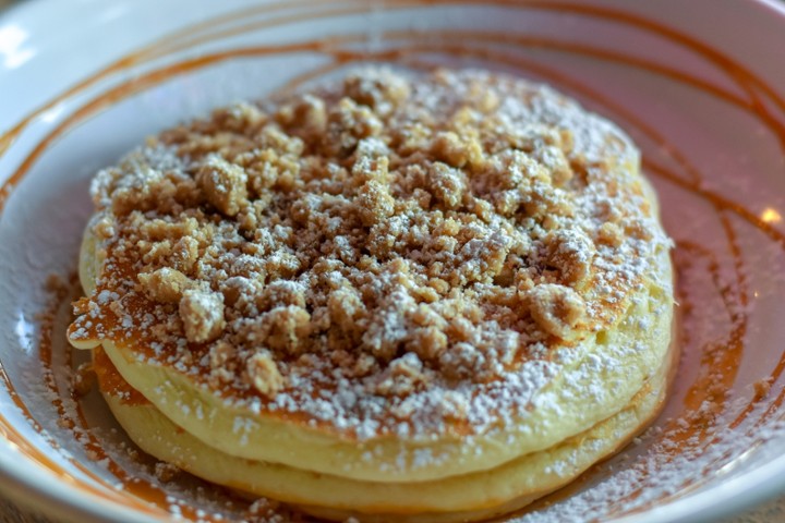Apple Streusel Pancakes