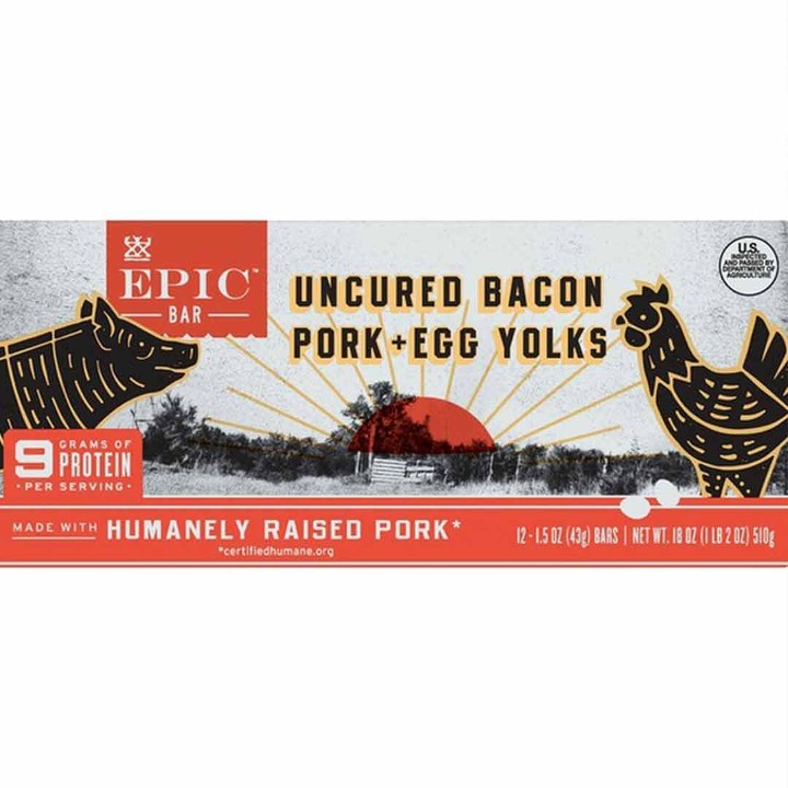 Epic Bar Bacon,Pork & Egg Yolks