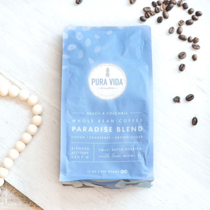 PARADISE BLEND WHOLE BEAN COFFEE