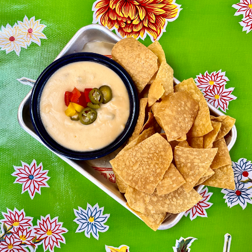 QUESO AND CHIPS