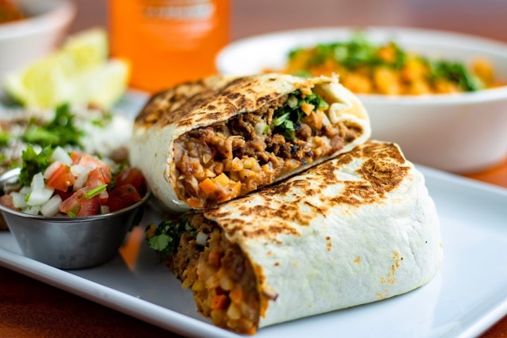 VegMex Burrito (Vegan Picadillo)