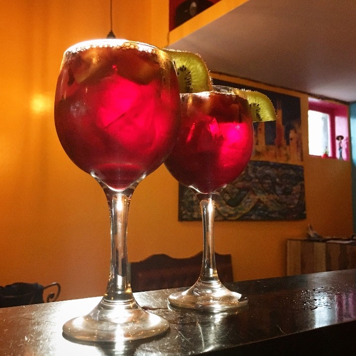 Red Sangria Glass Special