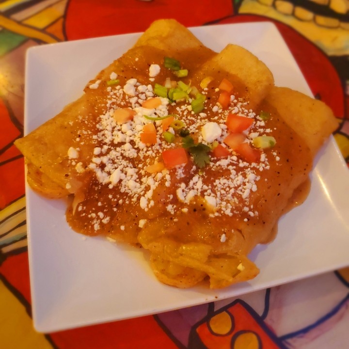 Mango Salsa Enchiladas