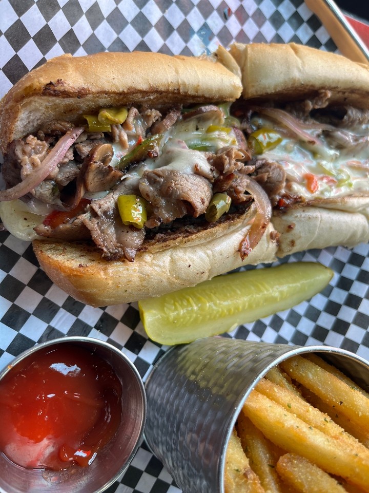 The Ultimate Chopped Cheesesteak