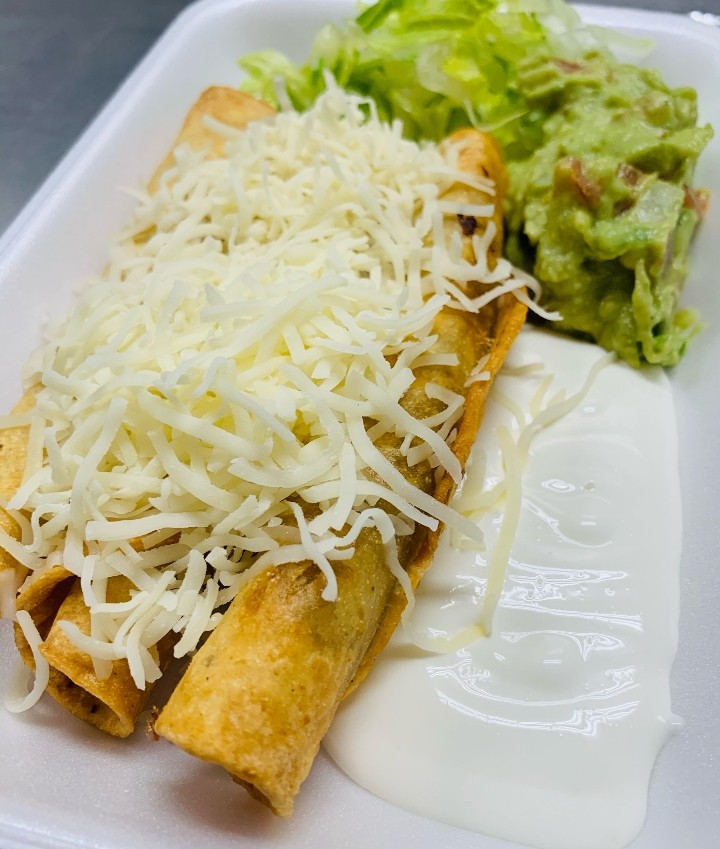 3 ROLLED TAQUITOS