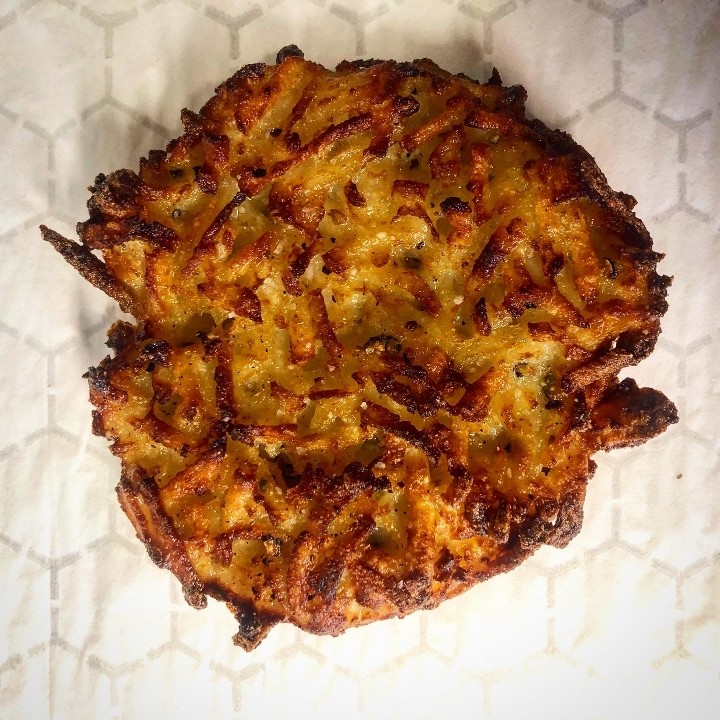 Green Chile and Cheddar Latkes