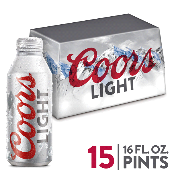 Coors Light 15/16 Aluminum Bottles