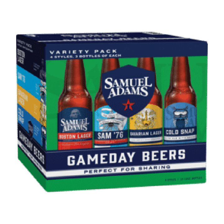 Sam Adams Game Day Sampler 12/12 Bottles