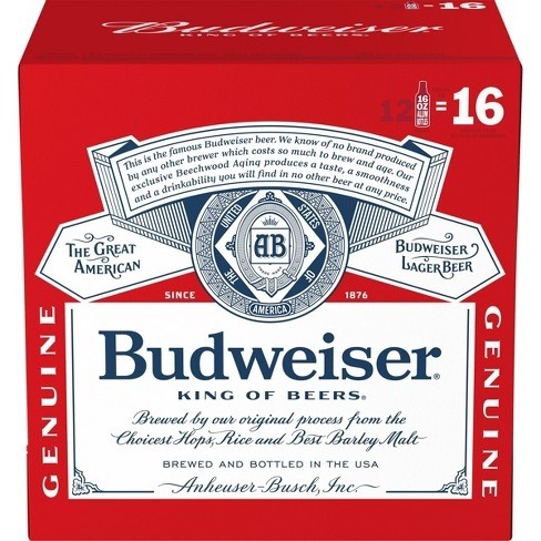 Budweiser 12/16 Aluminum