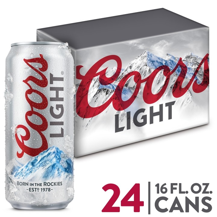 Coors Light 24/16 Cans