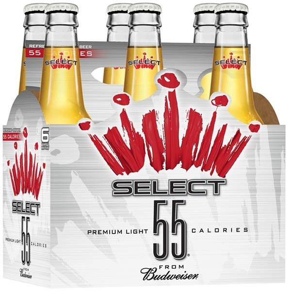 Budweiser Select 55 6/12 Bottles