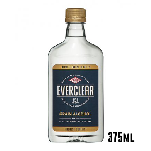 Everclear Grain Alcohol 375ml