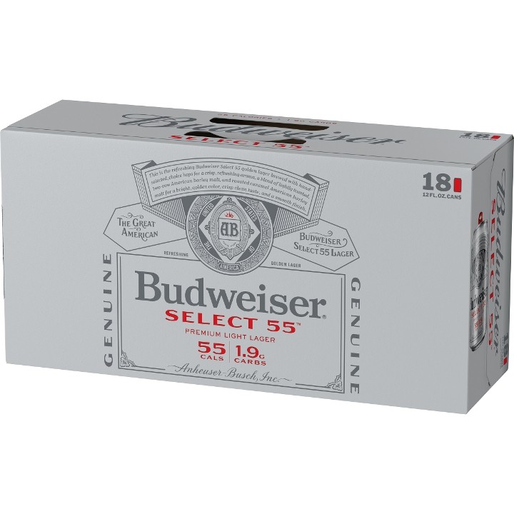 Budweiser Select 55 18/12 Cans