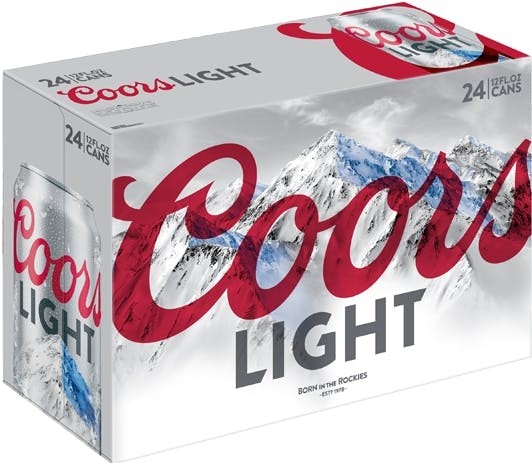 Coors Light 24/12 Cans