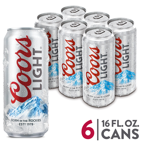 Coors Light 6/16 Cans