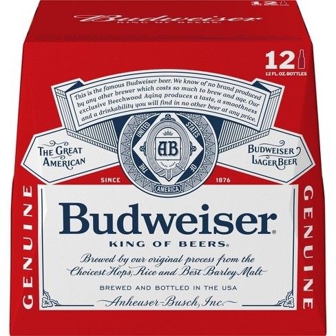 Budweiser 12/12 Bottles