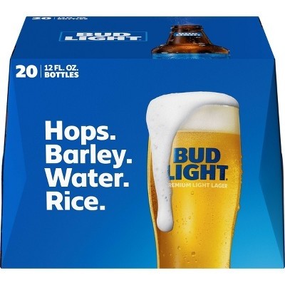 Bud Light 20/12 Bottles