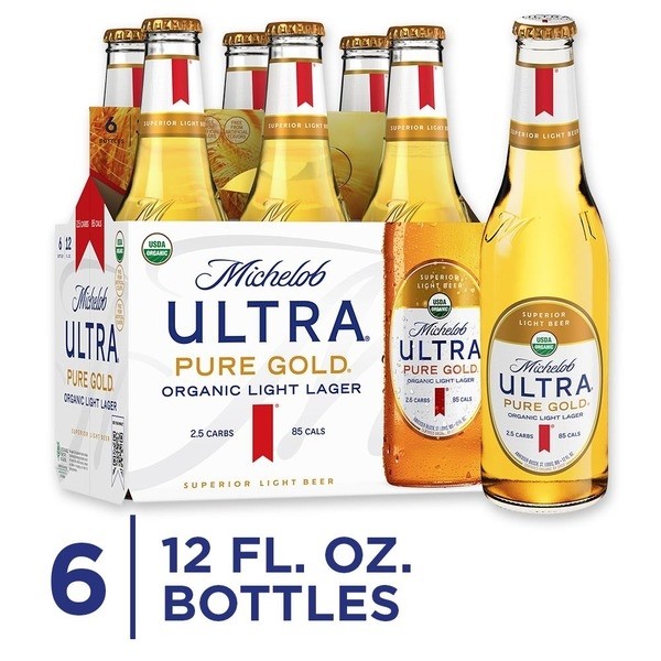 Michelob Ultra Pure Gold 6/12 Bottles