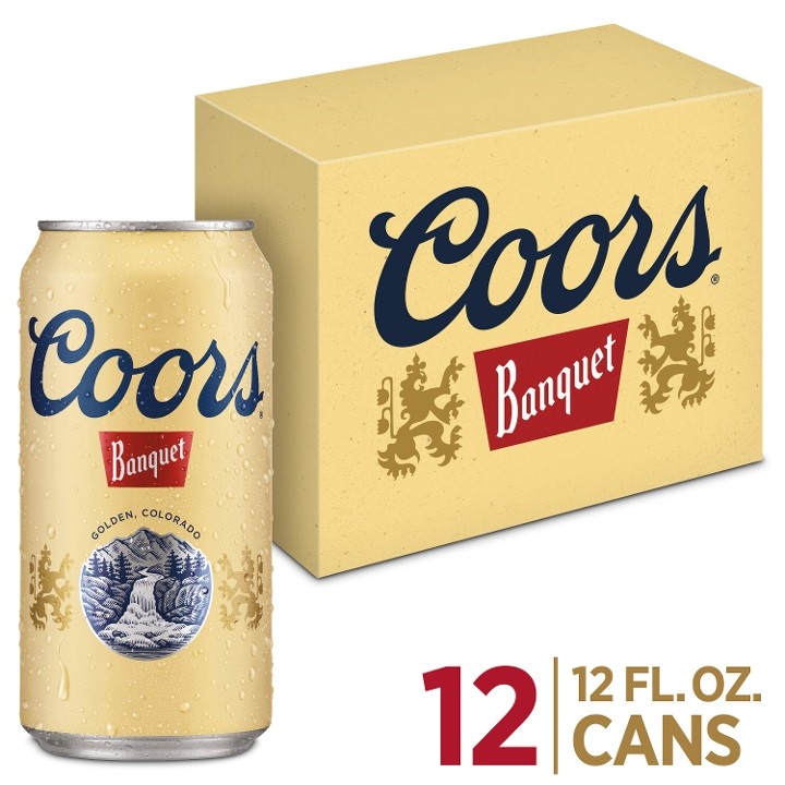 Coors Banquet 12/12 Cans