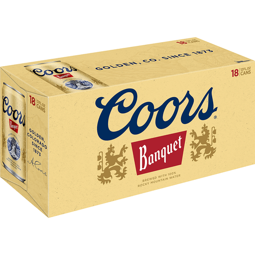 Coors Banquet 18/12 Cans