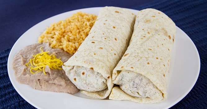 #15 2 Carne Asada Burritos