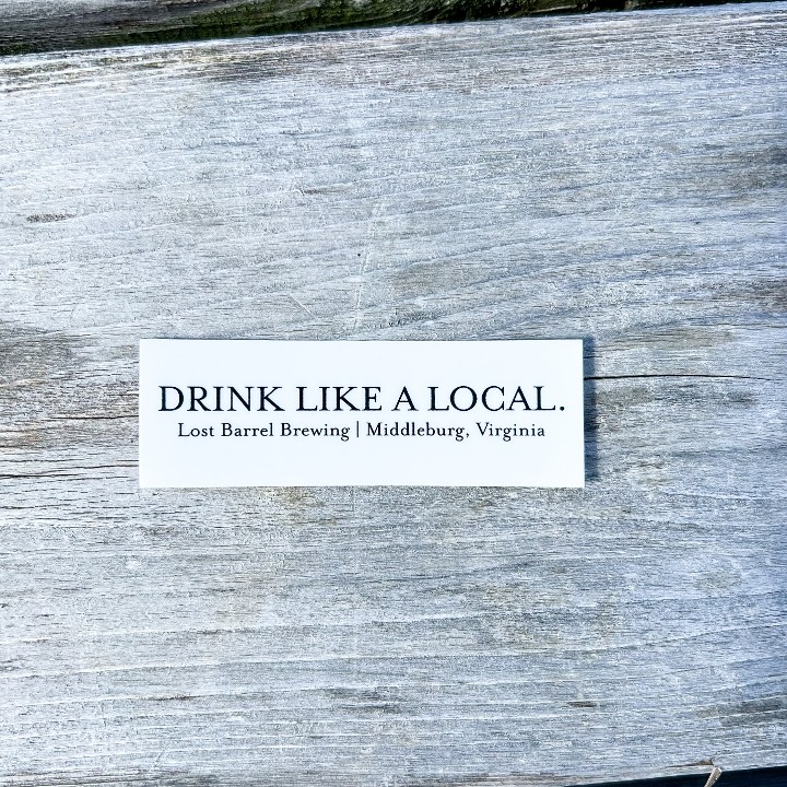 Drink Local Sticker