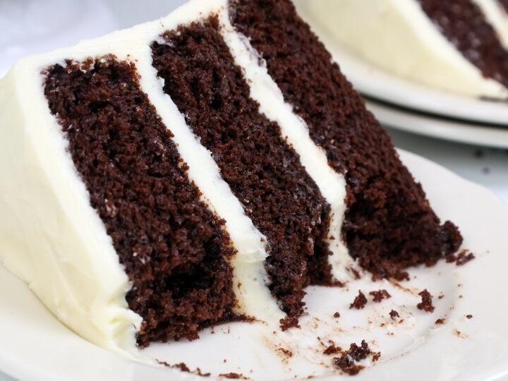 Chocolate Cake - Vanilla Frosting