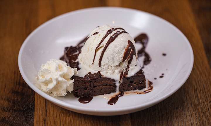 Baker's Brownie Sundae