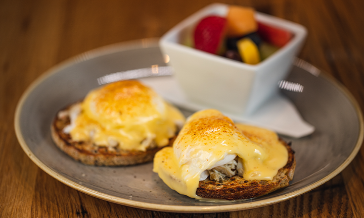 Gluten-free Baltimore Benedict