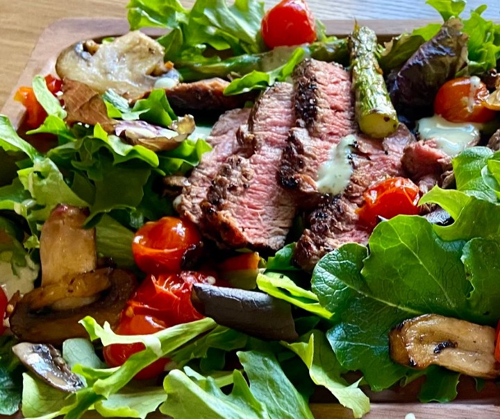 Green Goddess Steak Salad