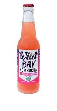 Wild Bay Strawberry Lavender Kombucha