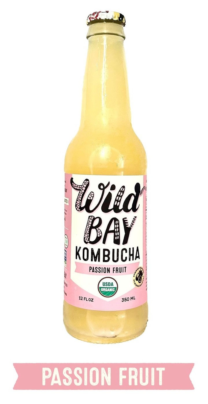 Wild Bay Passion Fruit Kombucha