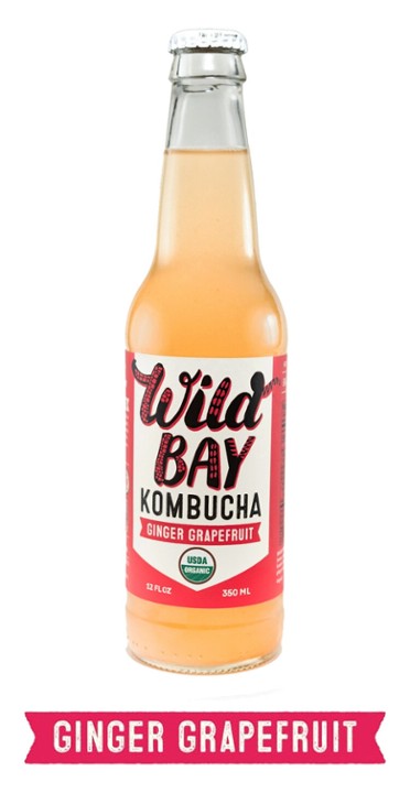 Wild Bay Ginger Grapefruit Kombucha